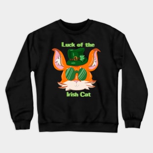 Irish Cat Crewneck Sweatshirt